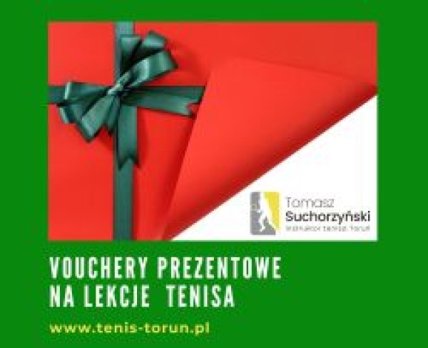 Vouchery na lekcje tenisa w sezonie zimowym 2025/26